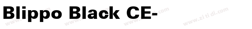Blippo Black CE字体转换